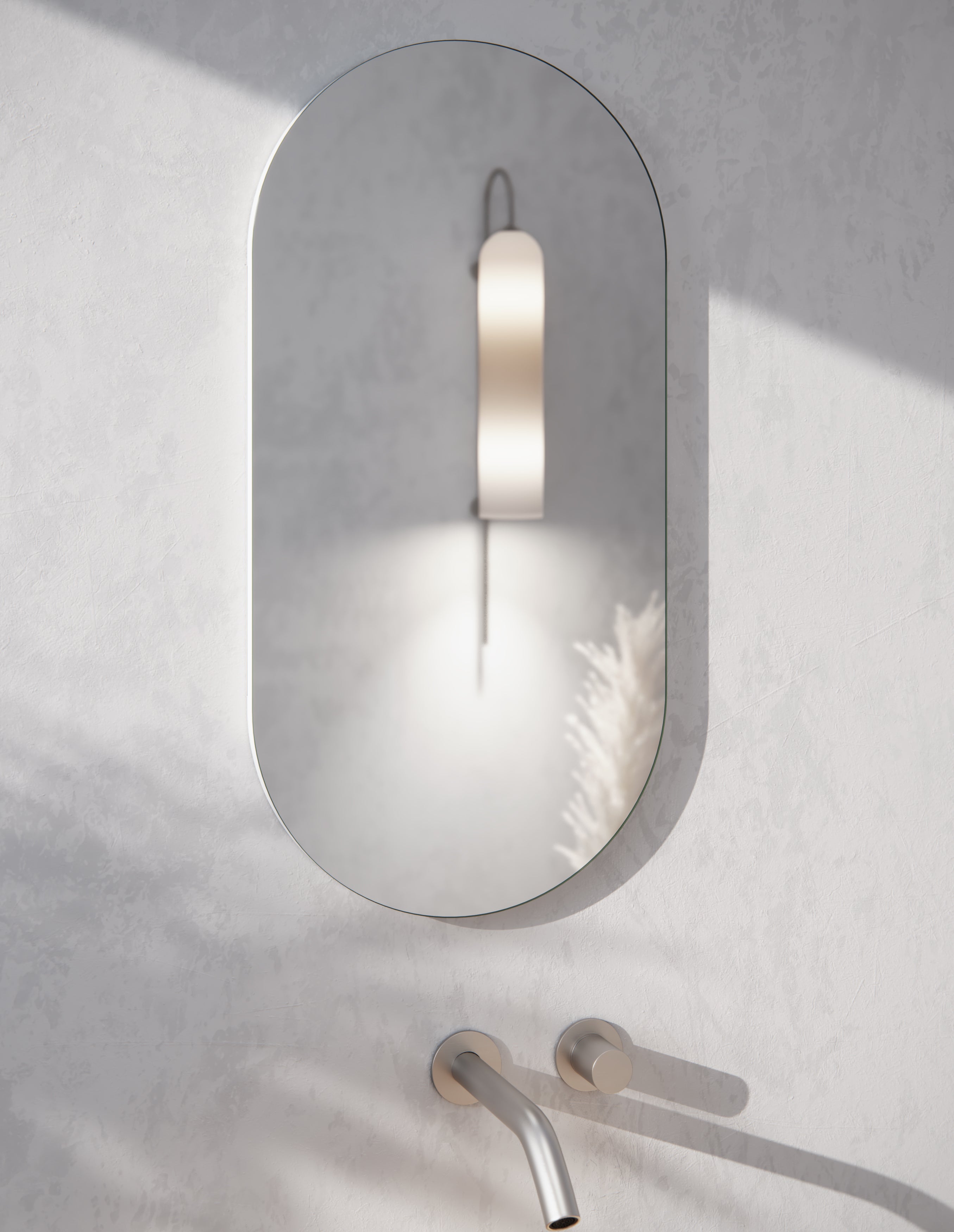 MDF Pill Shape Medicine Cabinet