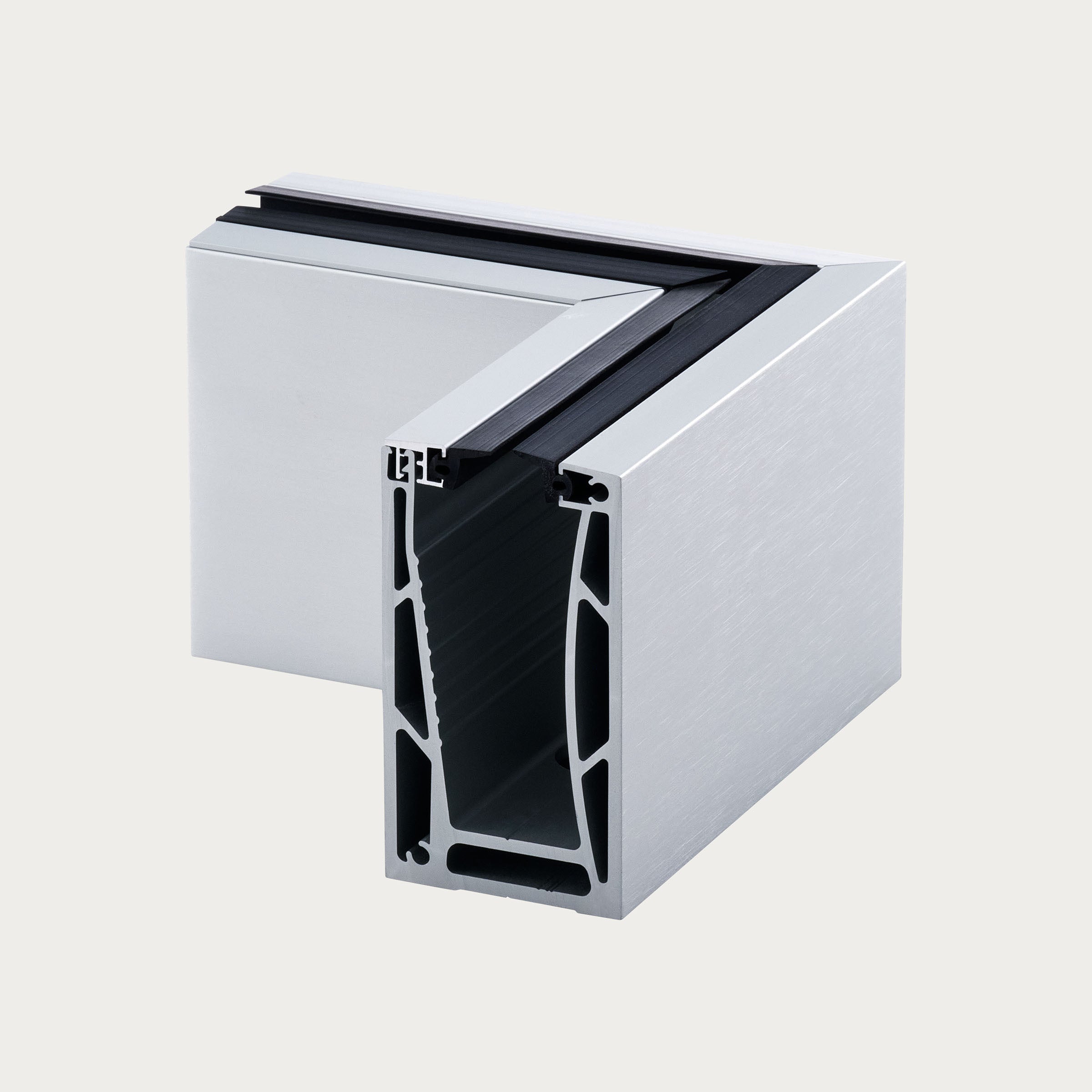 15x15cm Residential Aluminum Internal Channel / Base Shoe Corner