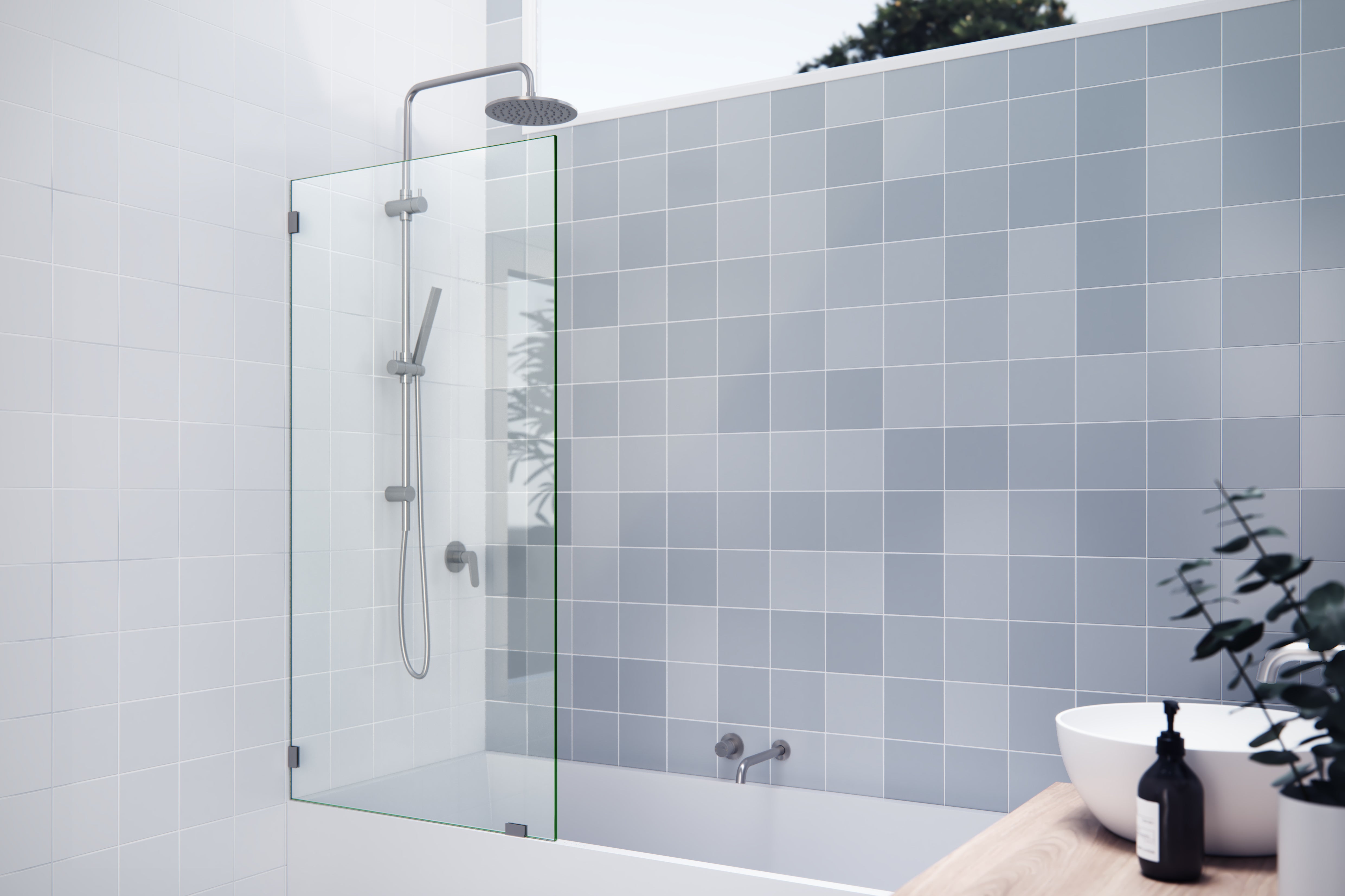 Bathtub Single Fixed Panel