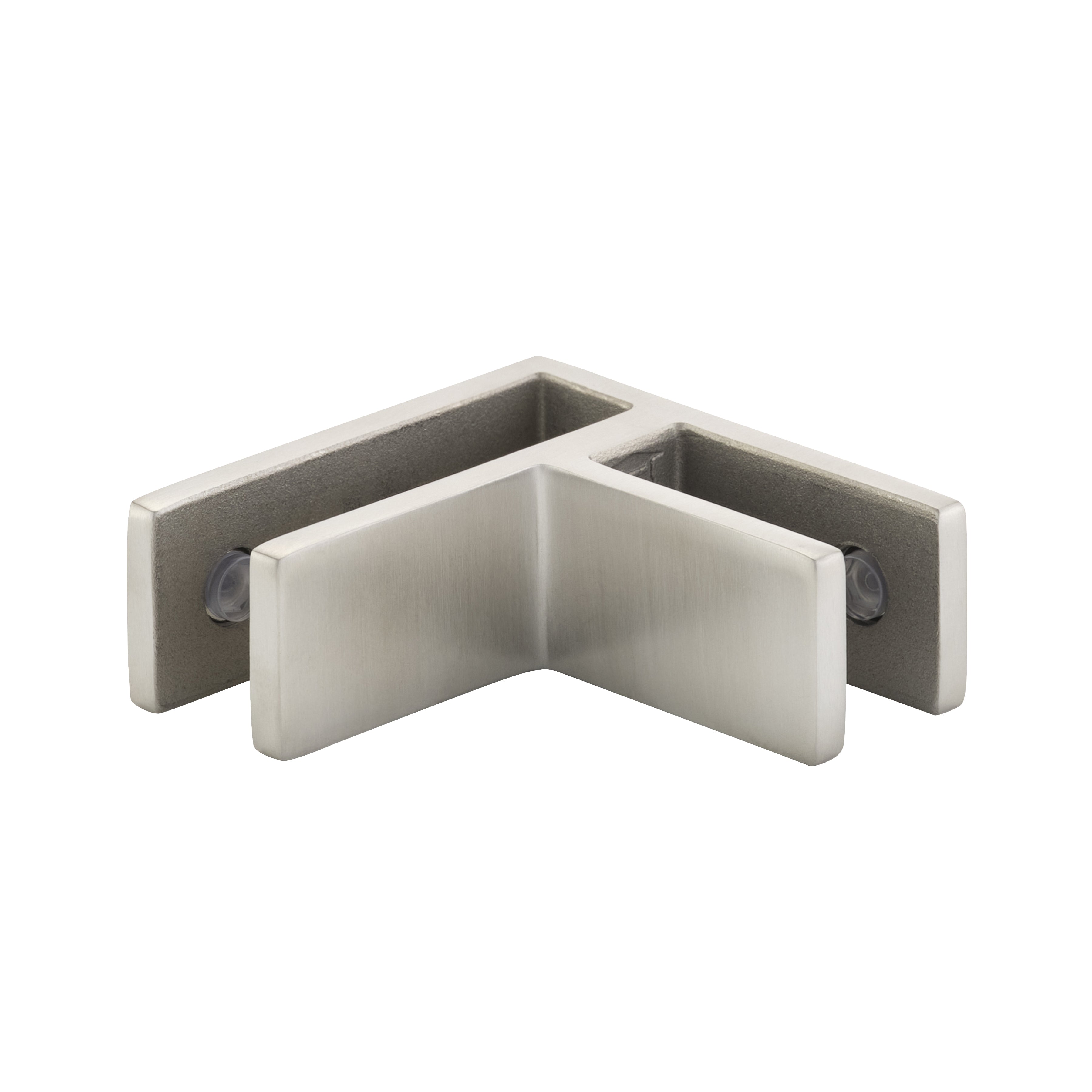 90 Degree Glass to Glass Stainless Steel Stiffener Bracket