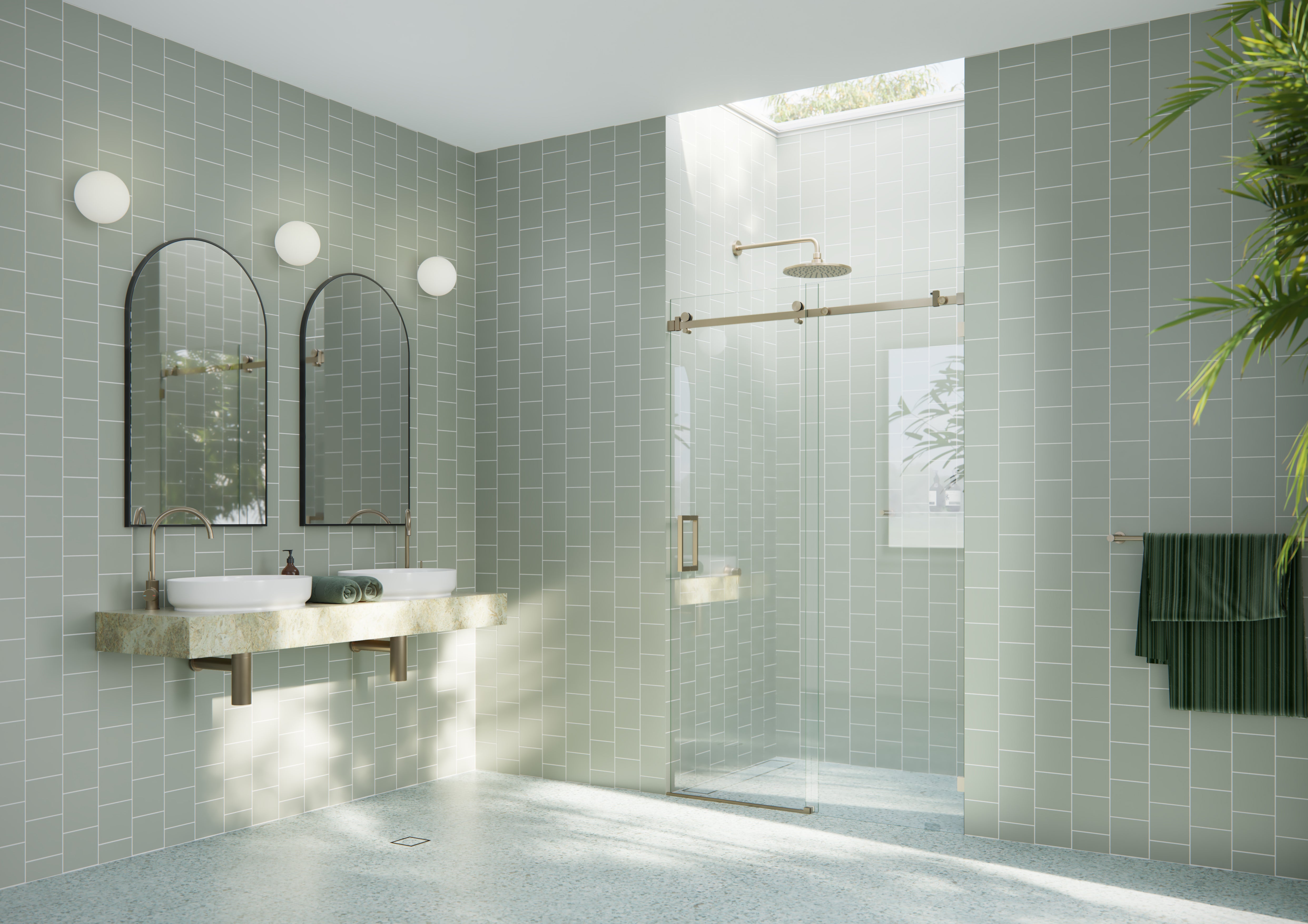 Shower Square Slider Door