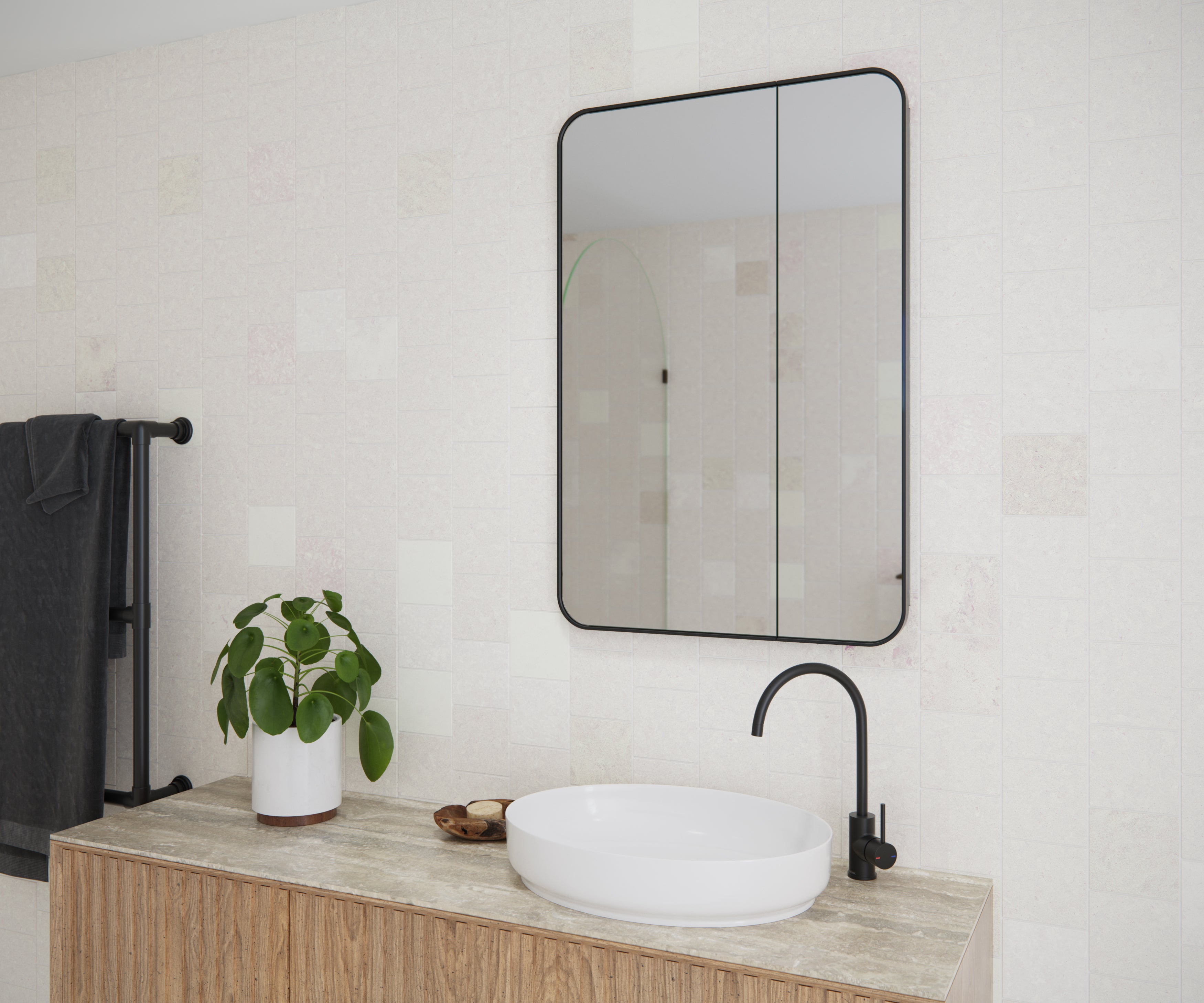 Steel Frame Square Shape Medicine Cabinet